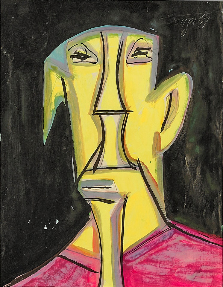 Untitled (Head) by Francis Newton Souza