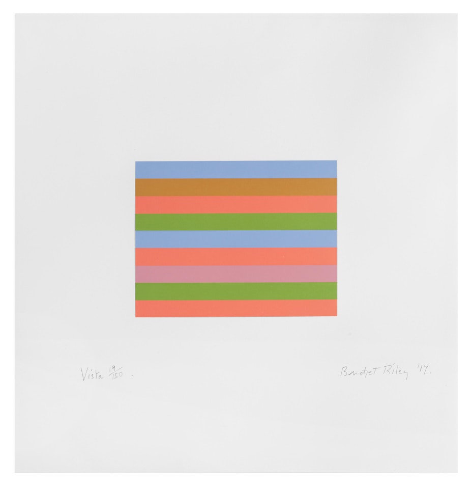 Vista (Tommasini & Gubay 90) by Bridget Riley