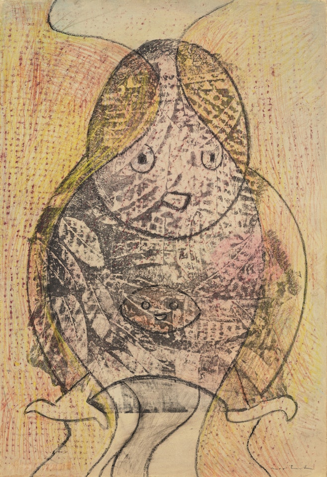 Mère et enfant by Max Ernst