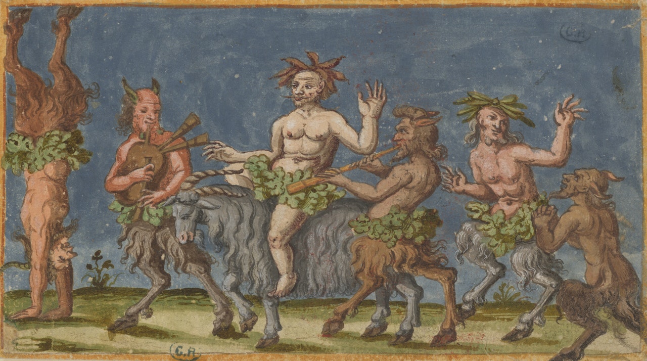 Scène de bacchanales by French School