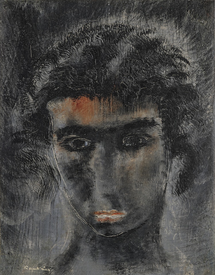 Tête by Jean Fautrier