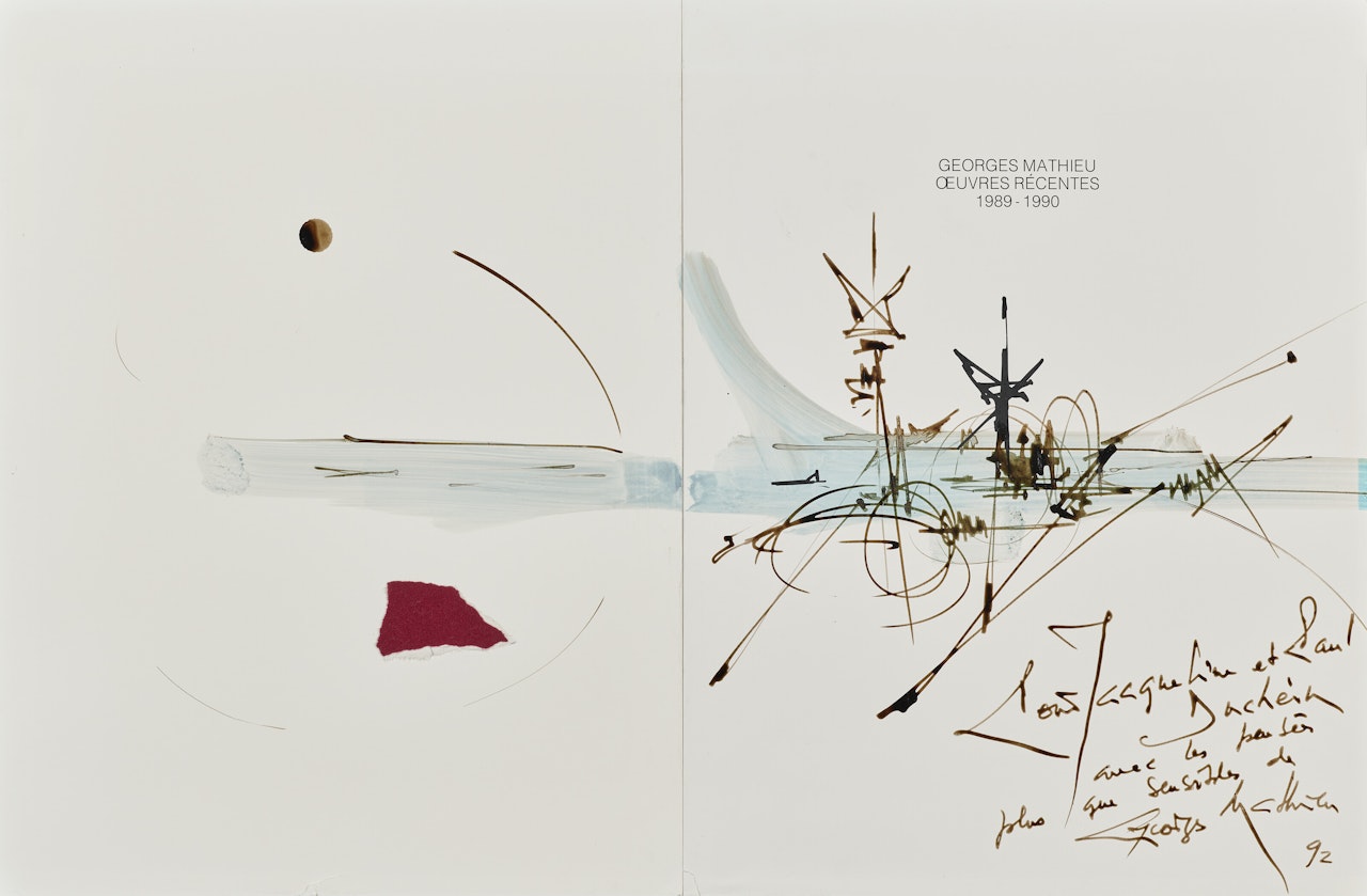 Composition pour Jacqueline et Paul Duchein by Georges Mathieu