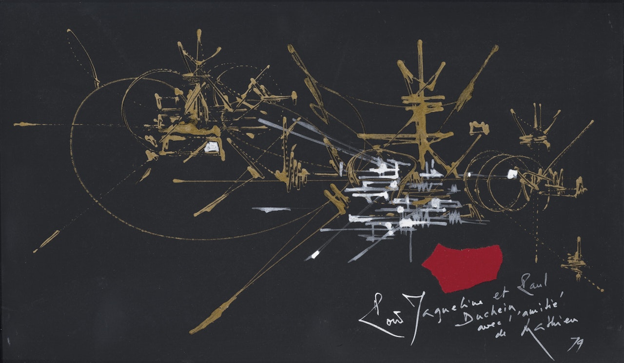 Composition pour Jacqueline et Paul Duchein by Georges Mathieu