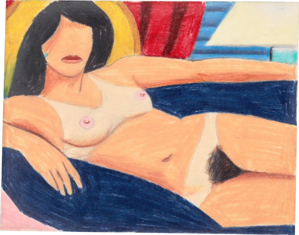 Study for Nude Aquatint by Tom Wesselmann