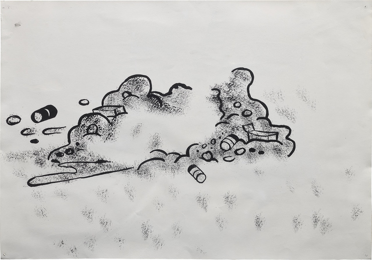 Garbage Drawing #43 by Mike Kelley