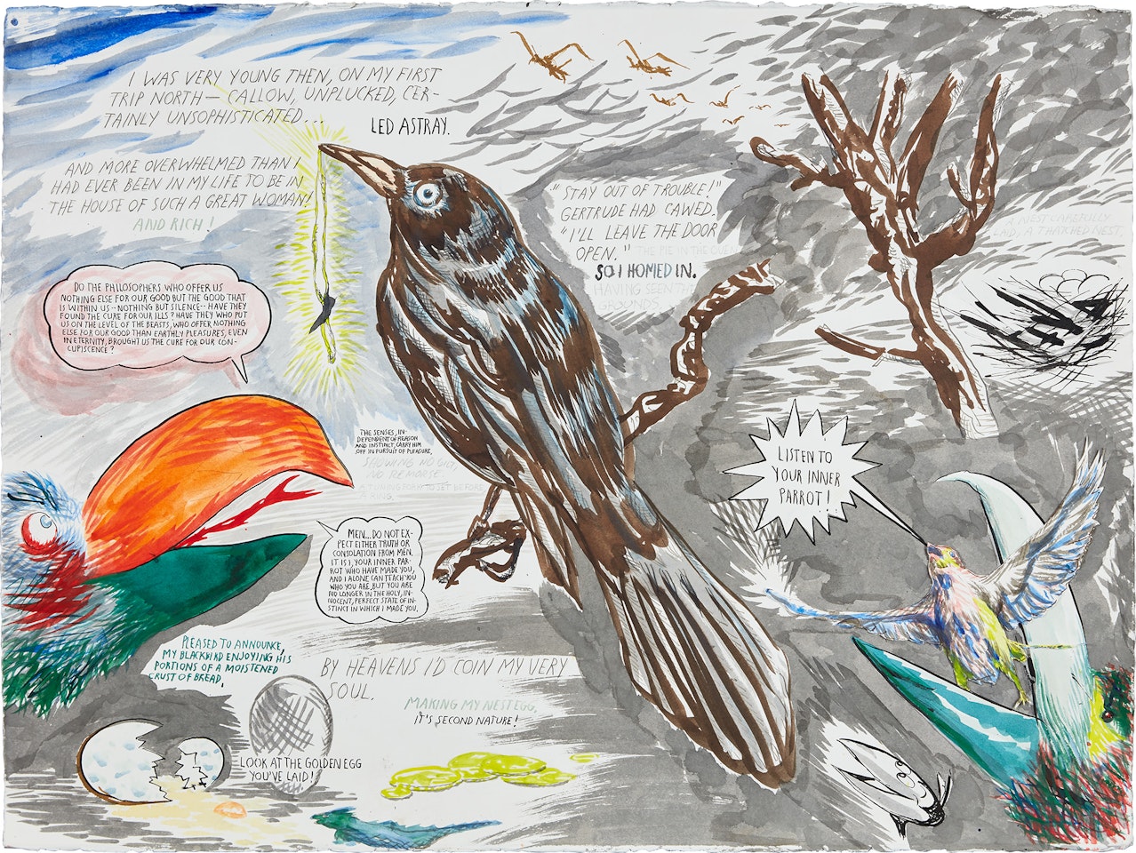 Untitled (I was very young) by Raymond Pettibon