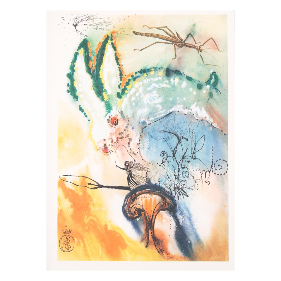 Alice"s Adventures in Wonderland (Field 69-5, Michler/Löpsinger 321-33) by Salvador Dali