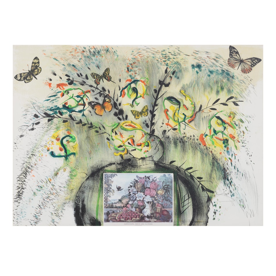 Three plates, from Currier & Ives as Interpreted by Salvador Dalí (Field 71-5A; C; E, Michler/Löpsinger 1345; 1349; 1350) by Salvador Dali