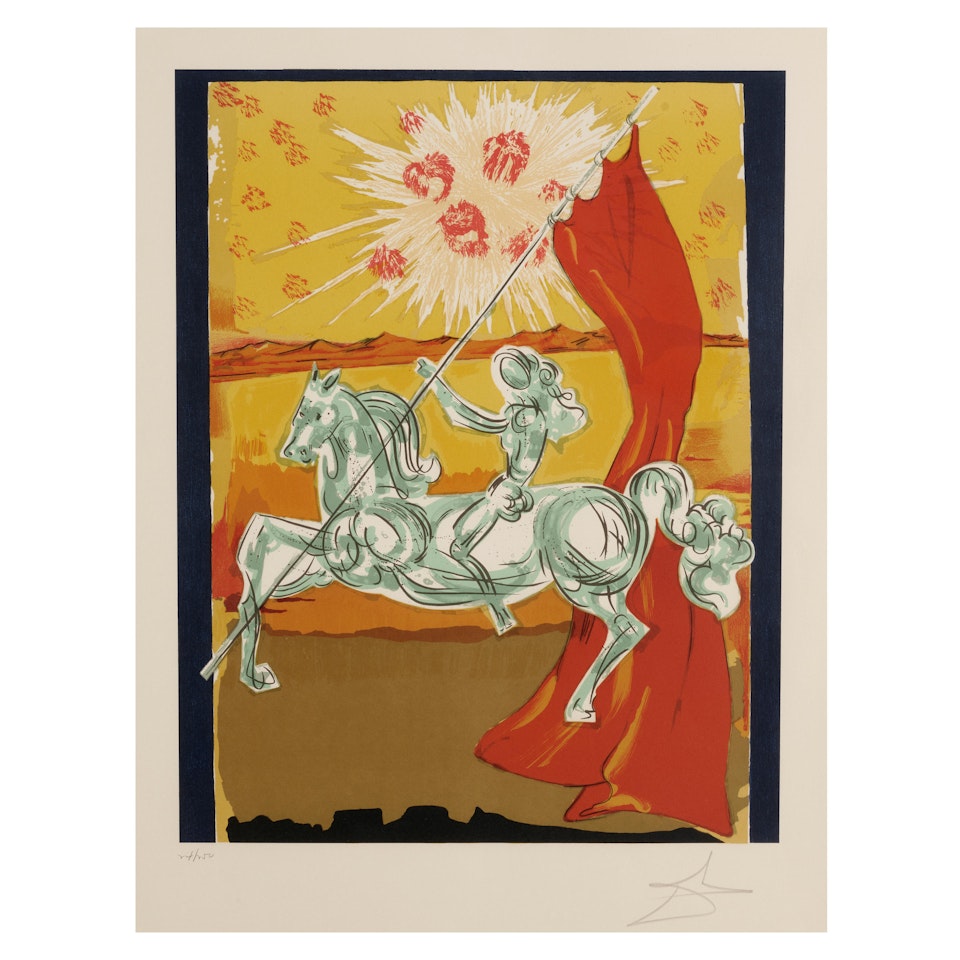Ivanhoe (Field 78-8, Michler/Löpsinger 1557-1560) by Salvador Dali