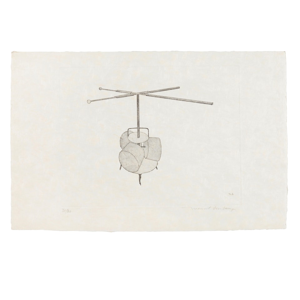 The Chocolate Grinder (Schwarz 629) by Marcel Duchamp