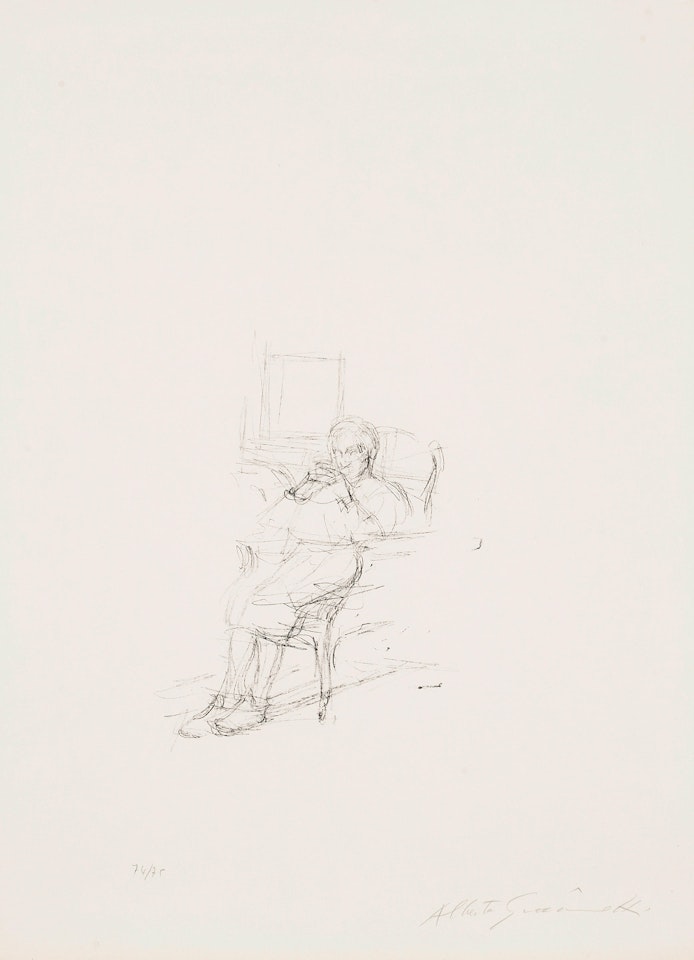 The Artist"s Mother Seated II (Lust 51) by Alberto Giacometti