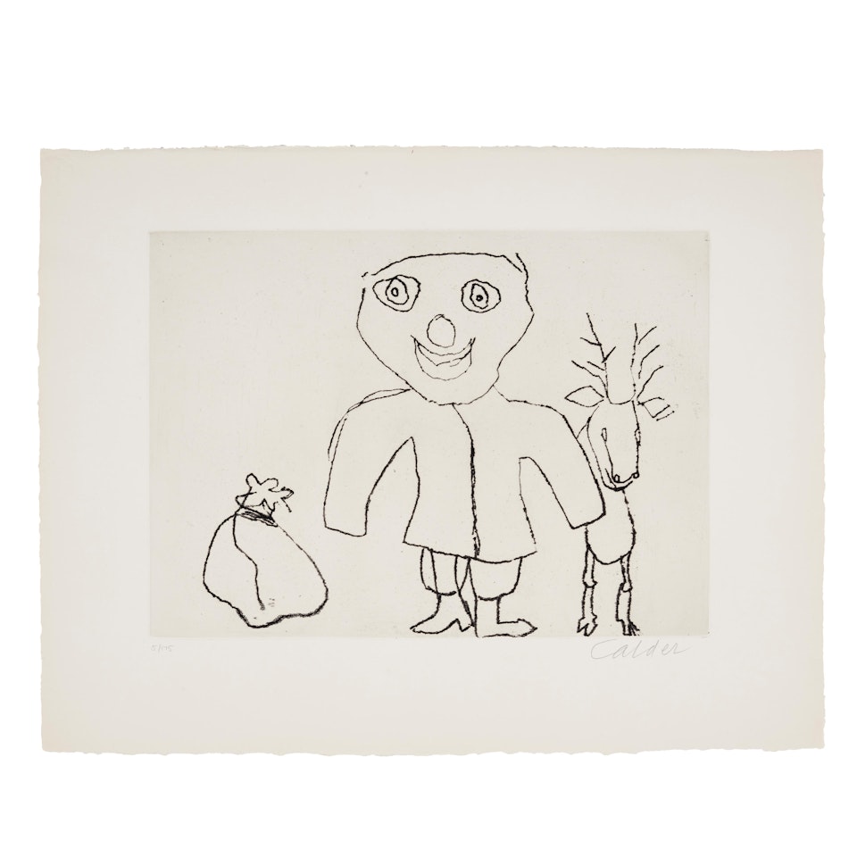 Santa Claus Portfolio by Alexander Calder