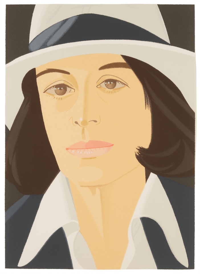 White Hat, from Alex and Ada, the 1960"s to the 1980"s (Schröder 244) by Alex Katz