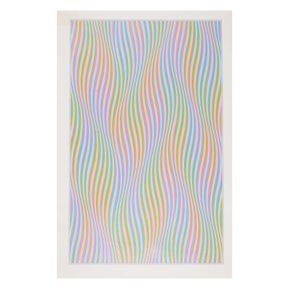 Elapse (Schubert 30) by Bridget Riley