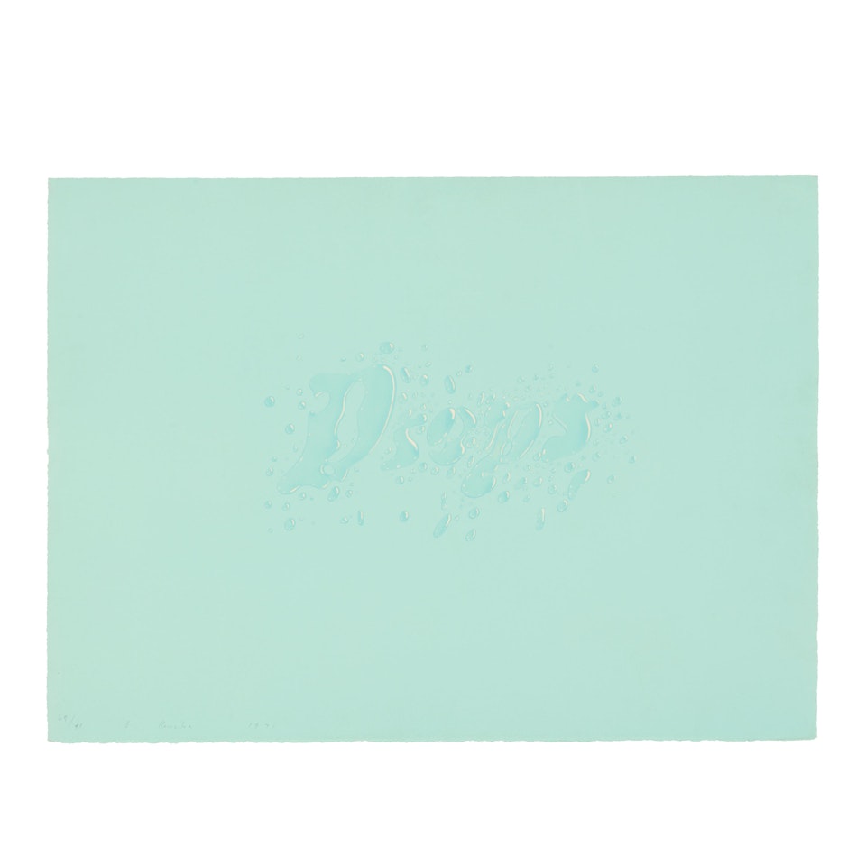 Drops (Engberg 54) by Ed Ruscha