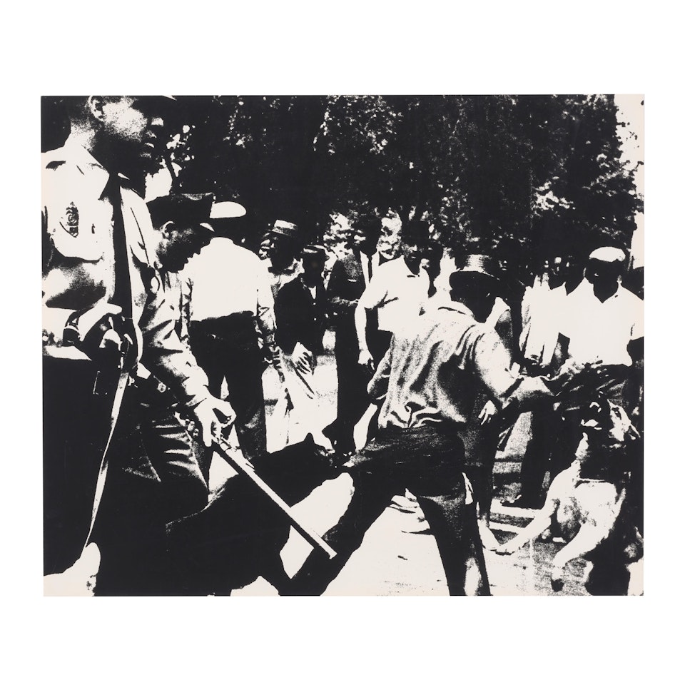 Birmingham Race Riot, from Ten Works by Ten Painters (Feldman & Schellmann II.3) by Andy Warhol