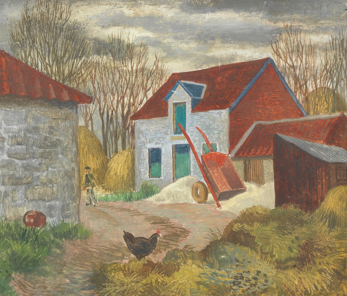 Waddell"s Farm by Alberto Morrocco