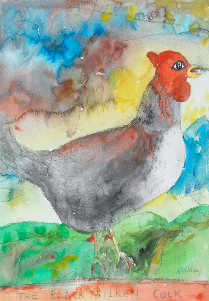 The Black Silken Cock by John Bellany