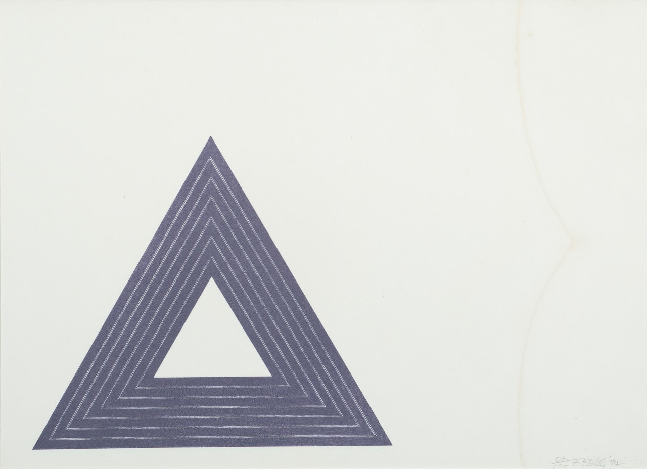 Leo Castelli from Purple Series by Frank Stella