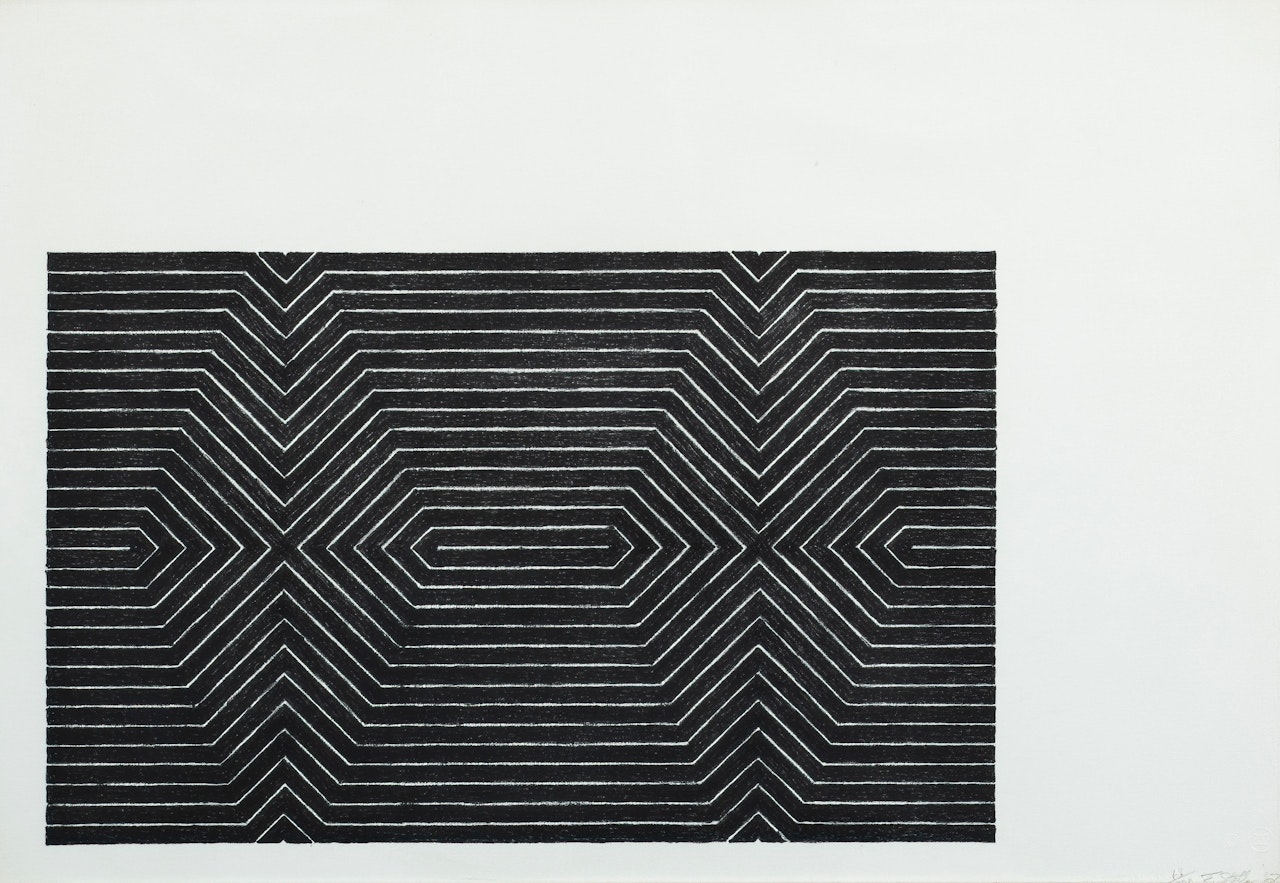 Turkish Mambo from Black series by Frank Stella