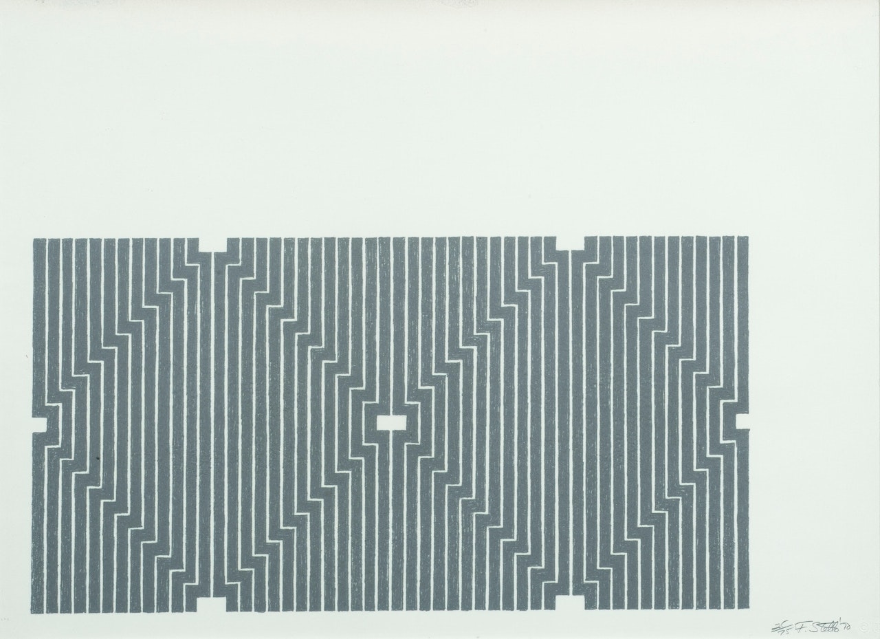 Casa Cornu from aluminium series by Frank Stella
