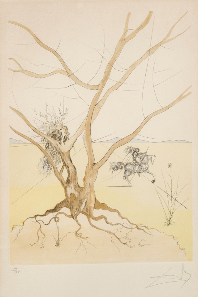 Asher from les 12 tribus d"Israël by Salvador Dali