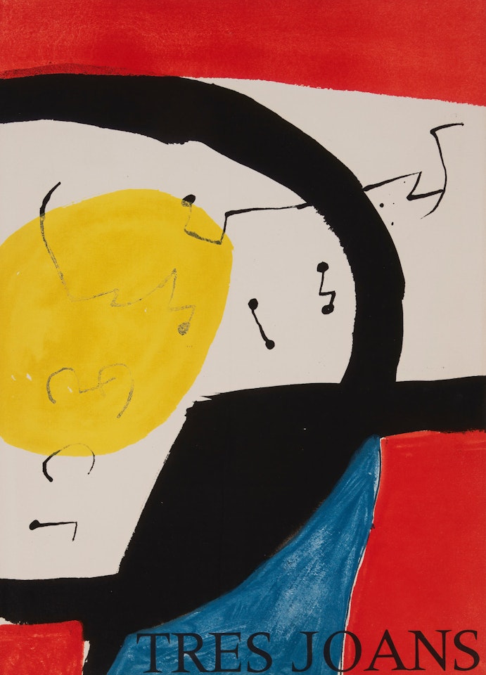 Tres Joans, Homeatge a Joan Prats by Joan Miró