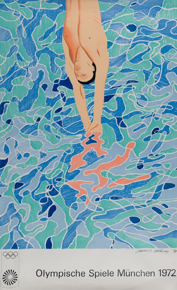 Olympische Spiele München by David Hockney
