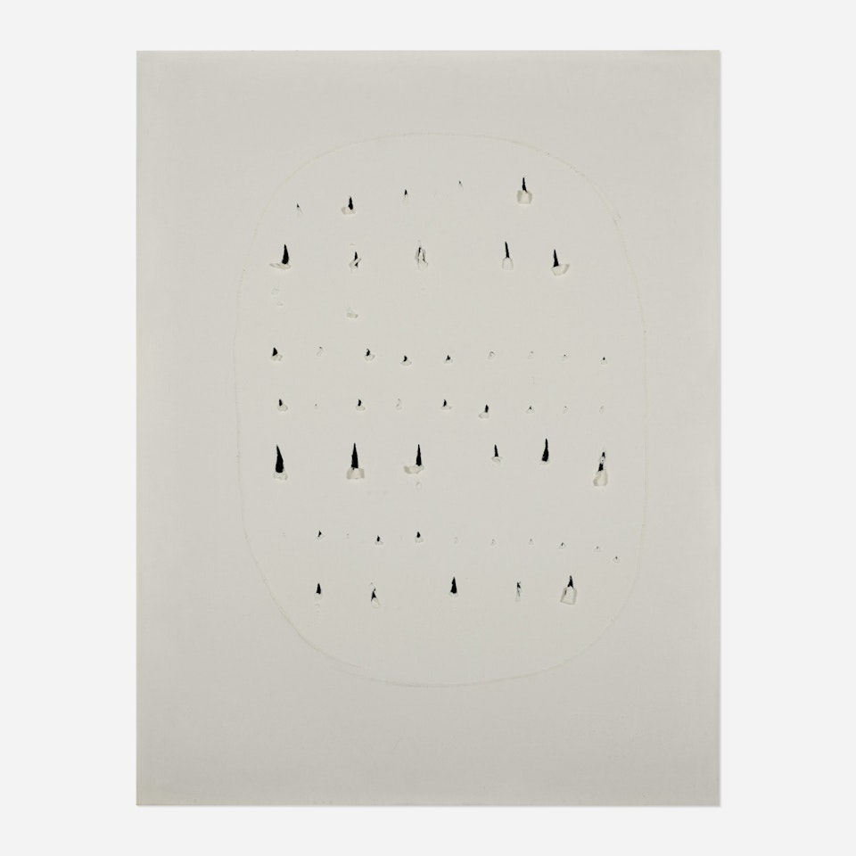 Concetto spaziale by Lucio Fontana