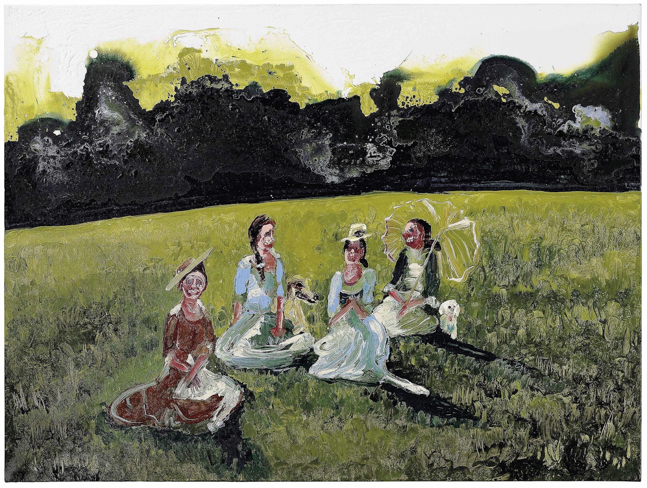 Ladies in the Grass by Genieve Figgis