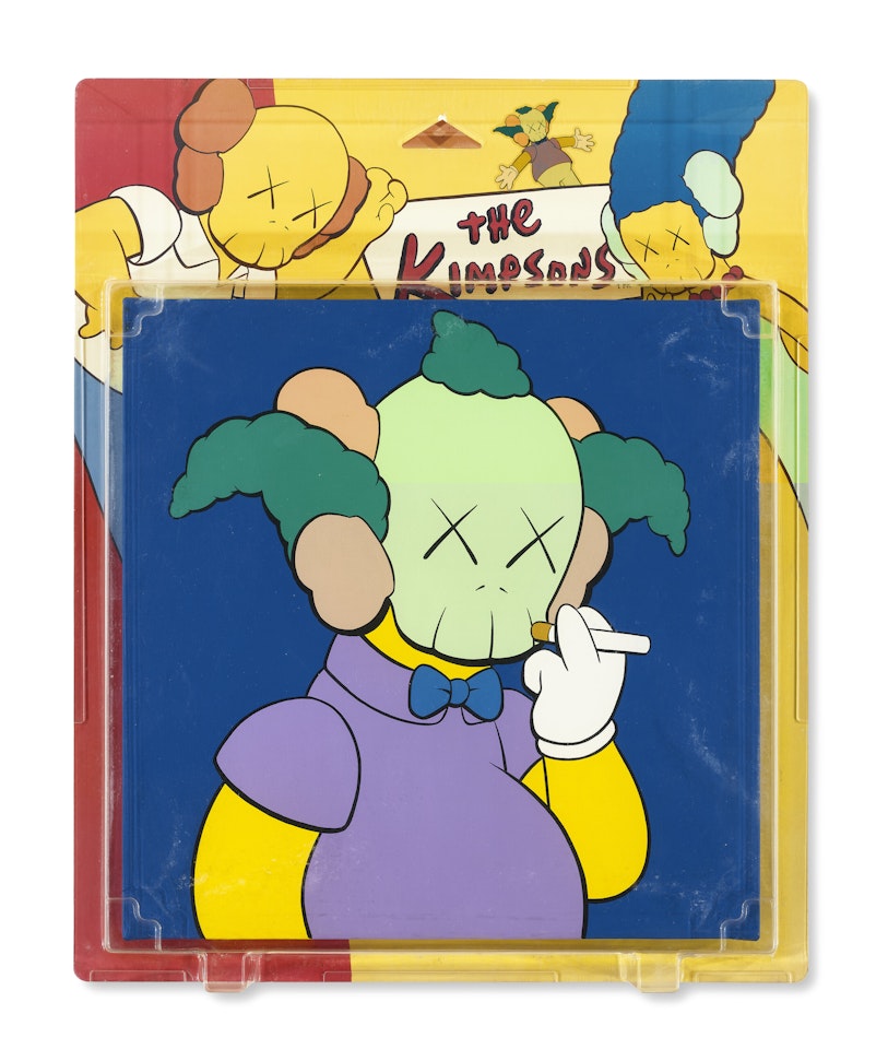 UNTITLED (KIMPSONS), PACKAGE PAINTING SERIES by Kaws