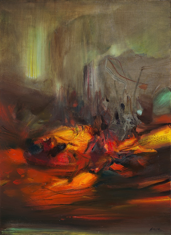 Composition No. 535 by Chu Teh-Chun