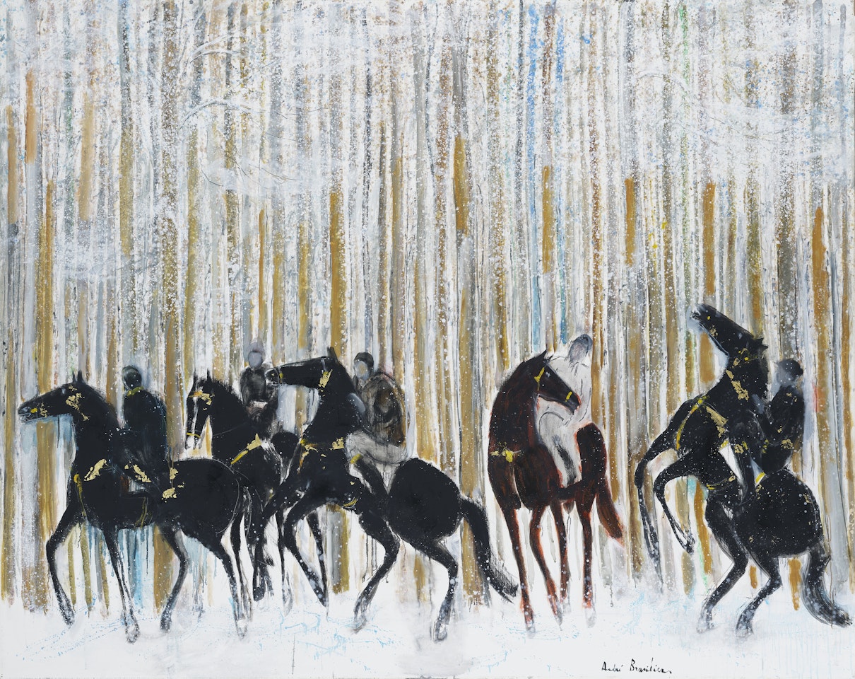 La grande chevauchée au parc ( The Great Ride in the Park ) by André Brasilier