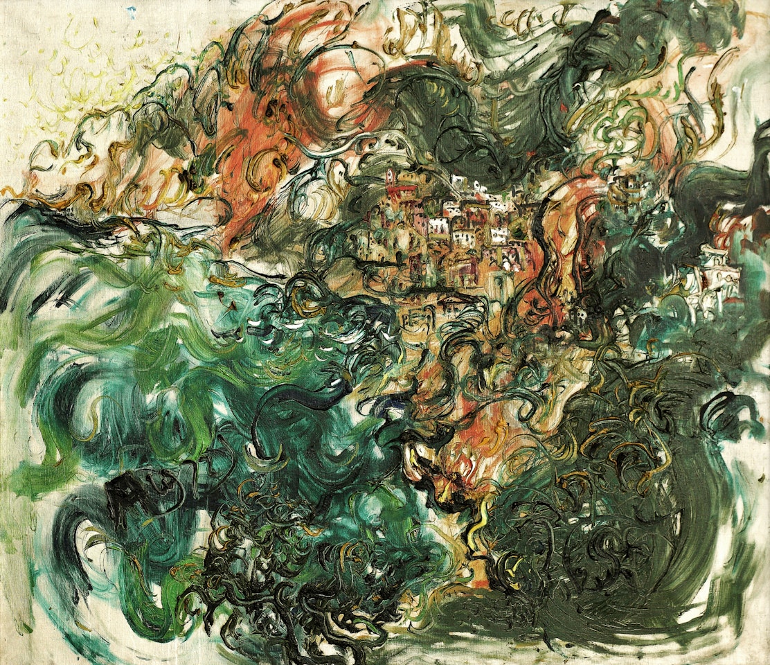 Positano: Italian Town by Affandi