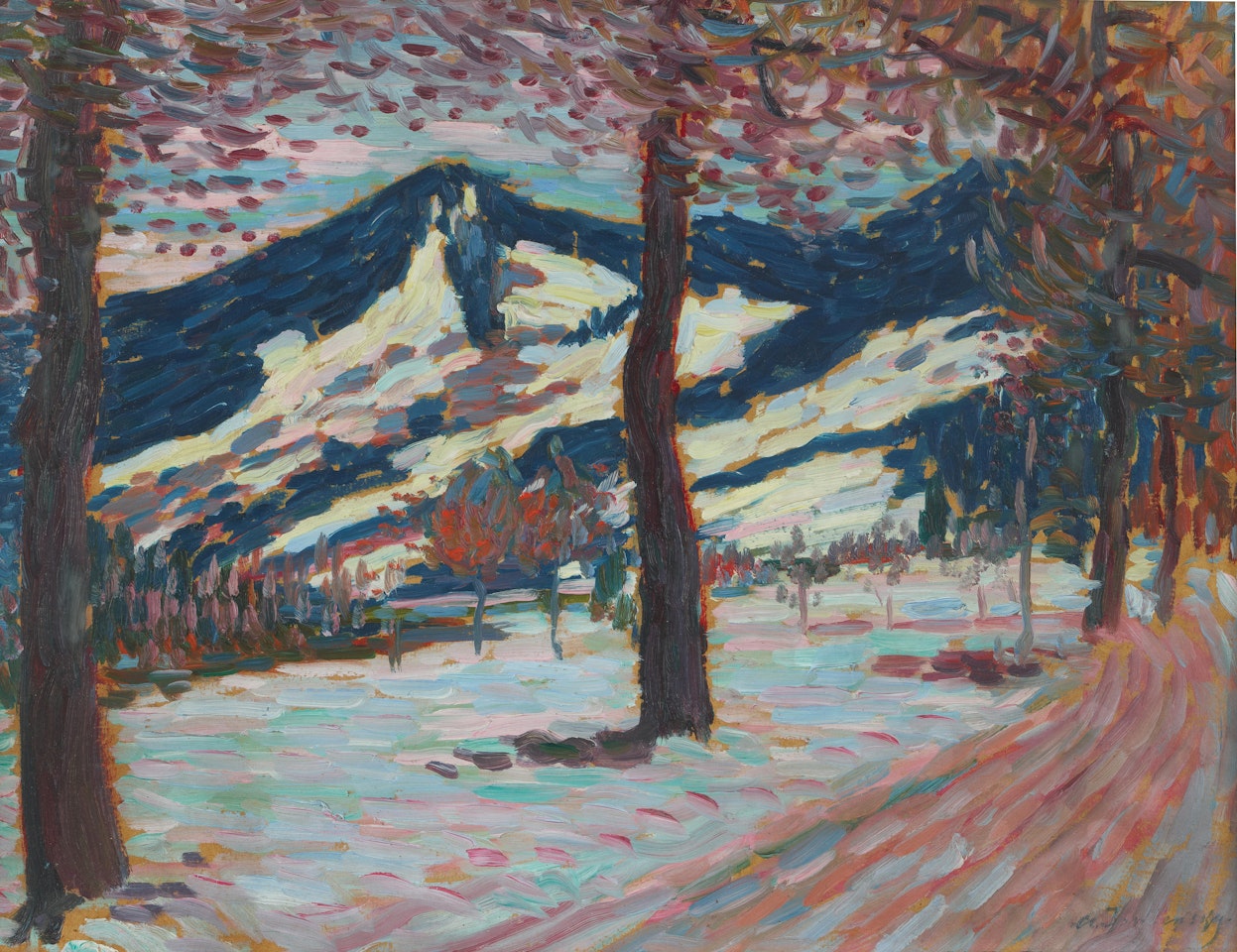 Landschaft in Füssen (Frühling) (Landscape in Füssen (Spring)) by Alexej von Jawlensky