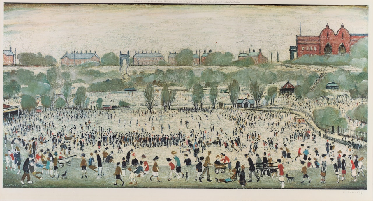 Peel Park, Salford by Laurence Stephen Lowry