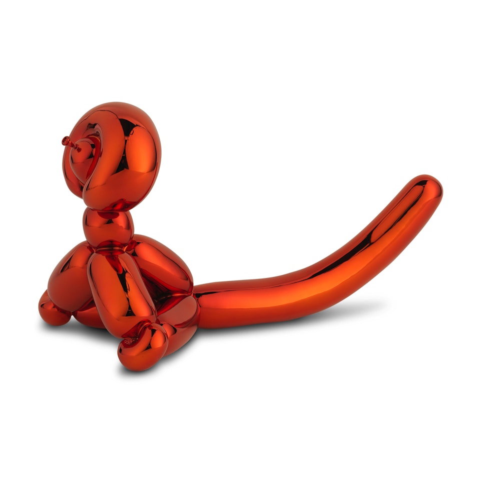 Balloon Monkey (Orange) by Jeff Koons