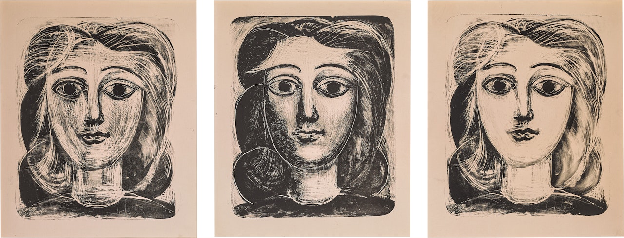 Tête de jeune fille by Pablo Picasso