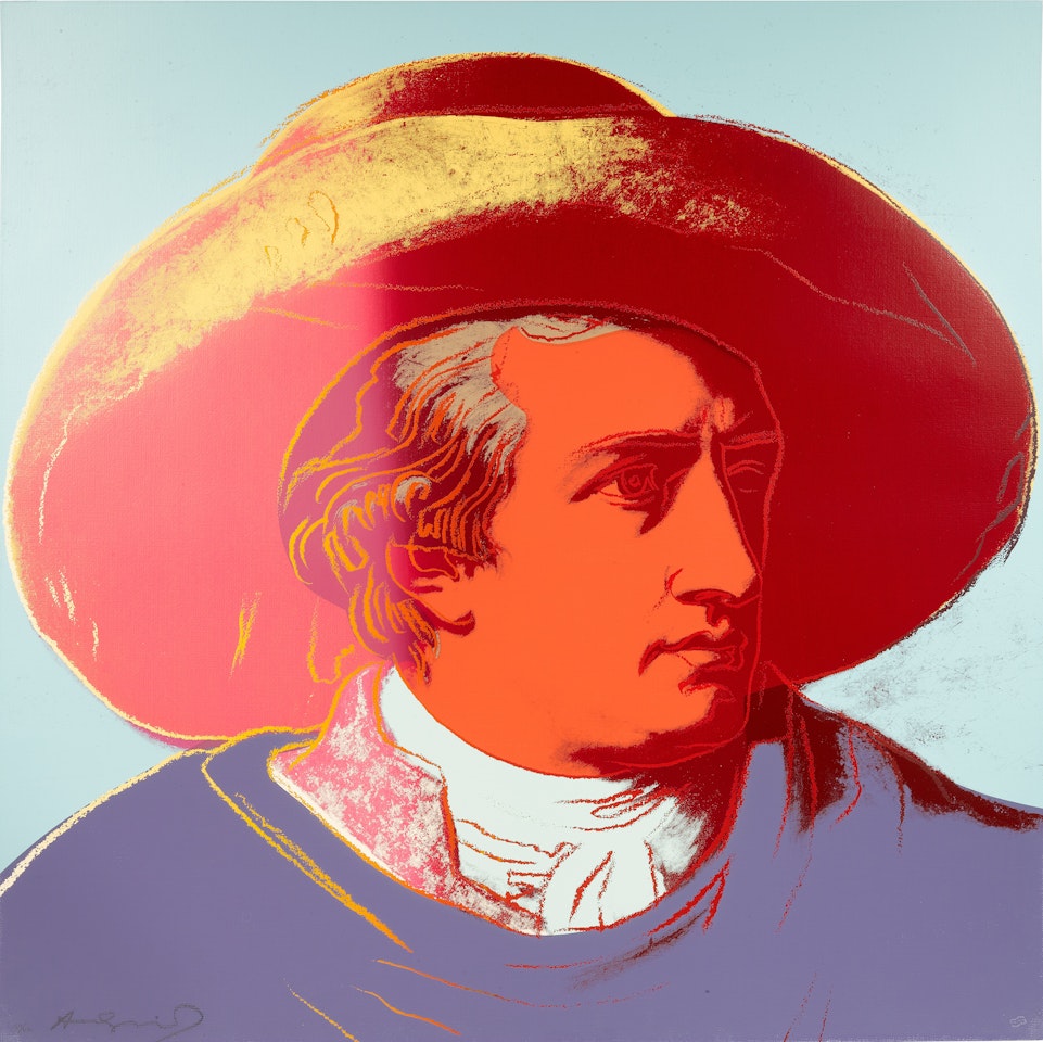 Goethe by Andy Warhol