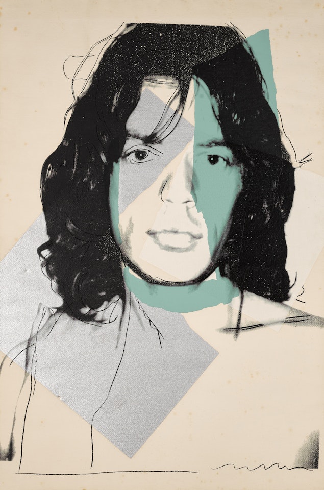 Mick Jagger by Andy Warhol