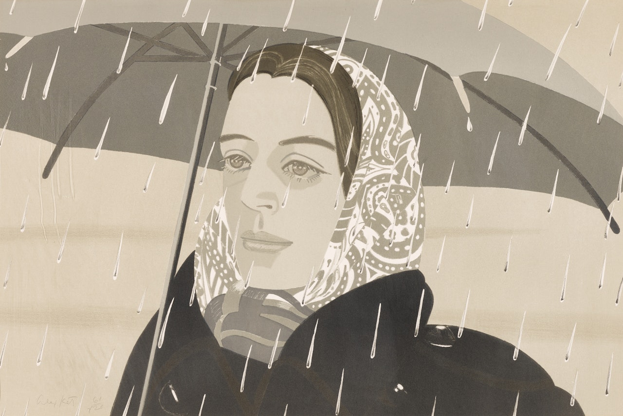 Gray Umbrella by Alex Katz