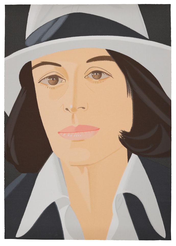 White Hat, from Alex and Ada by Alex Katz
