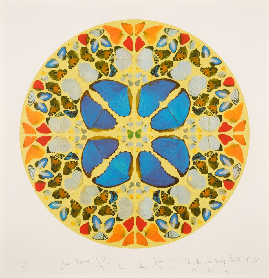 Psalm: Domine, Dominus noster by Damien Hirst