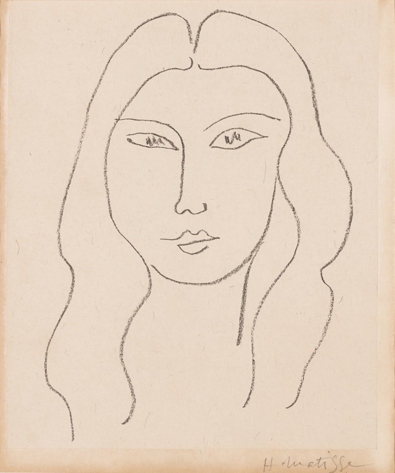 Frontispiece for Tristan Tzara: Midis gagnés poèmes by Henri Matisse