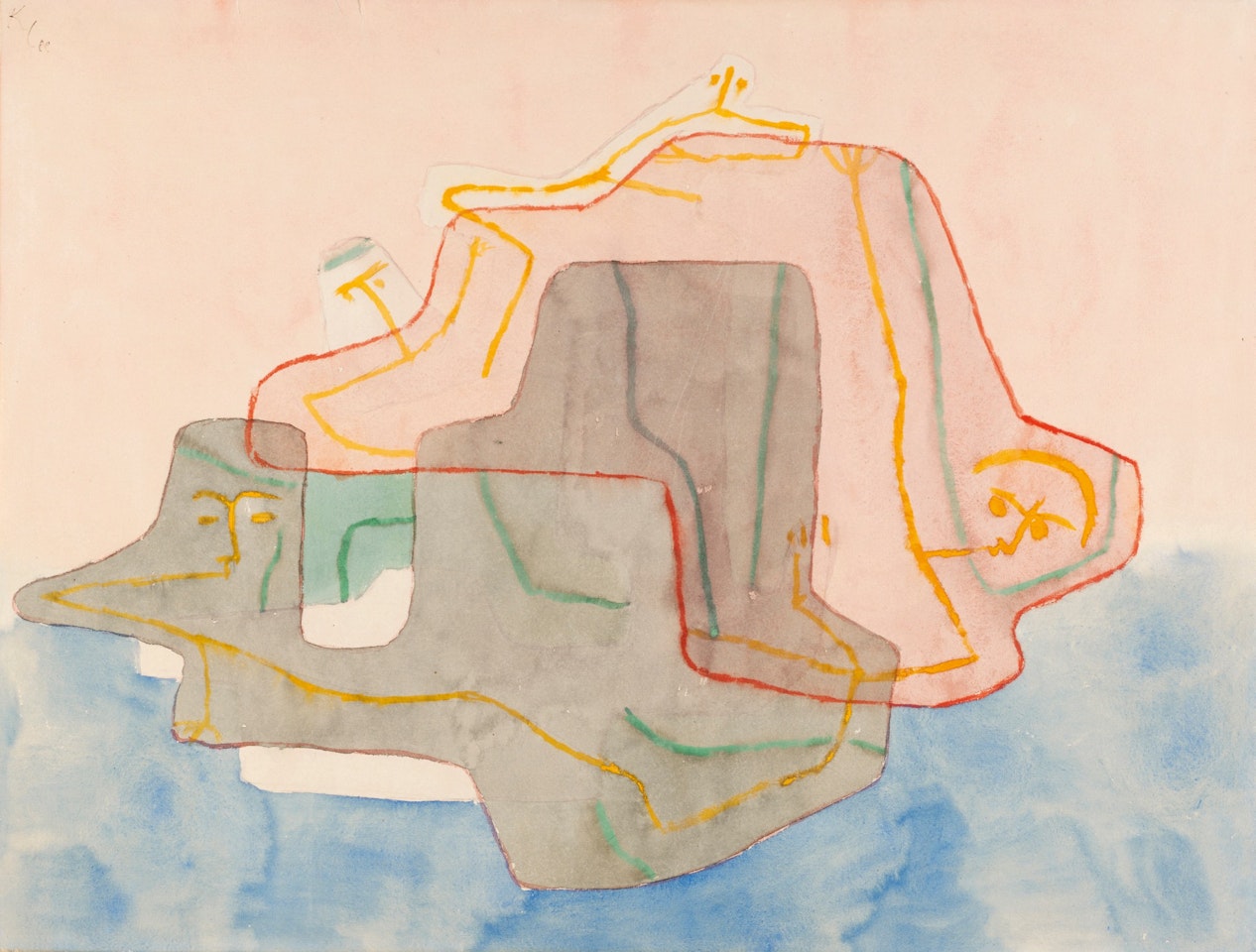 MYTHOS EINER INSEL by Paul Klee