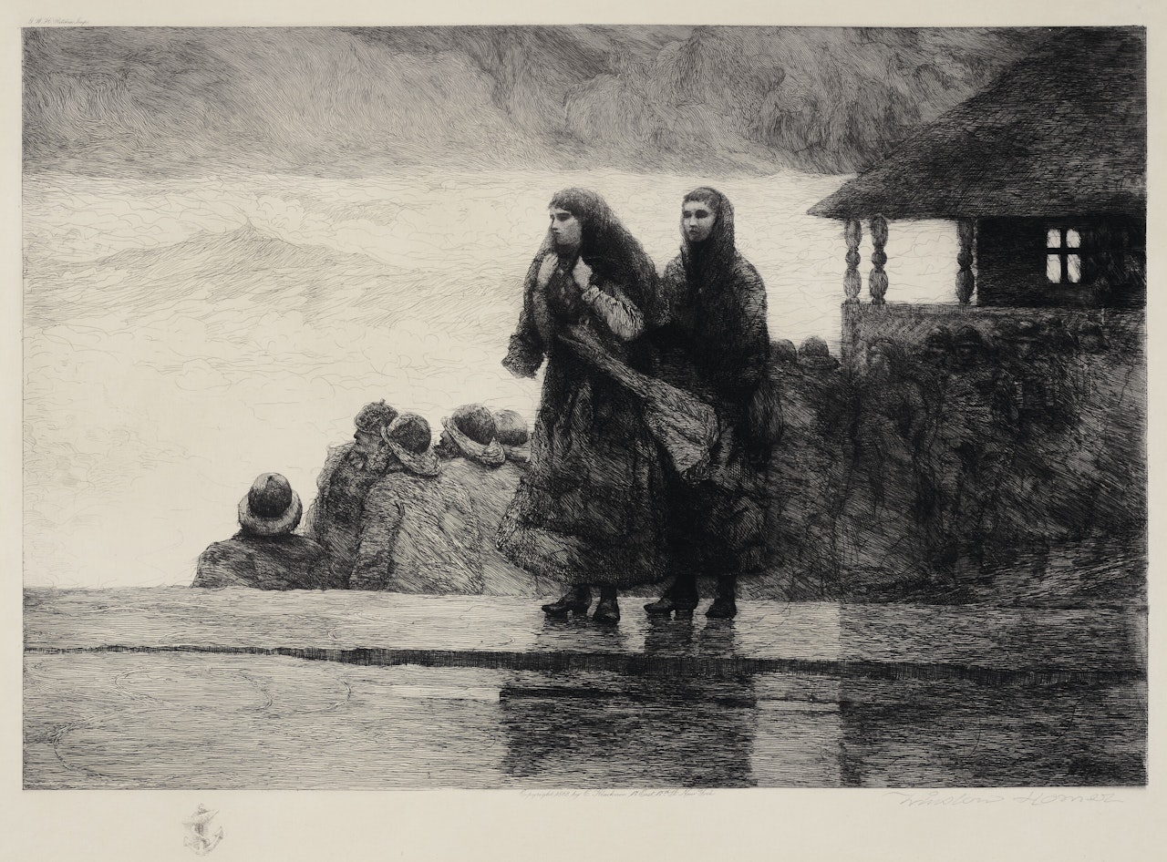Perils of the Sea by Winslow Homer
