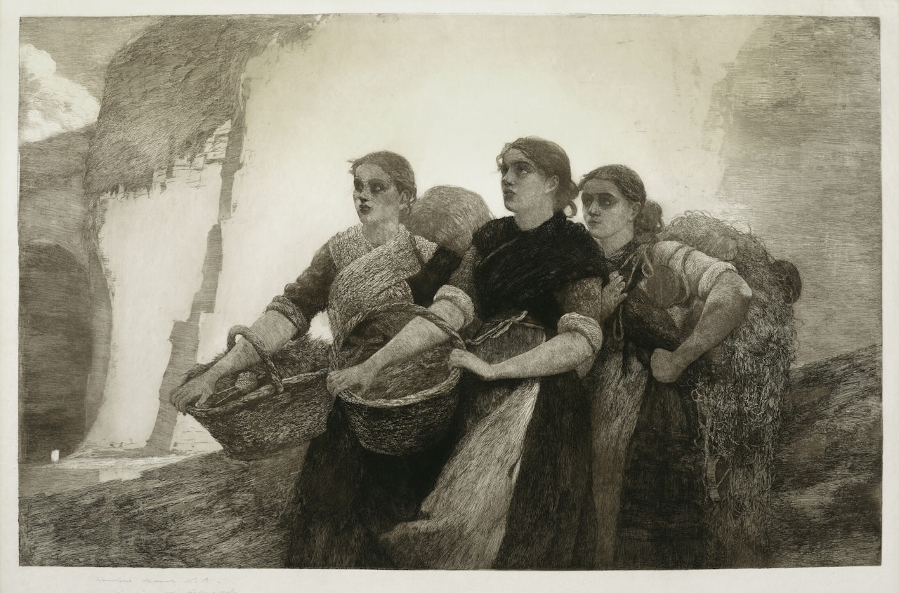 A Voice from the Cliffs by Winslow Homer