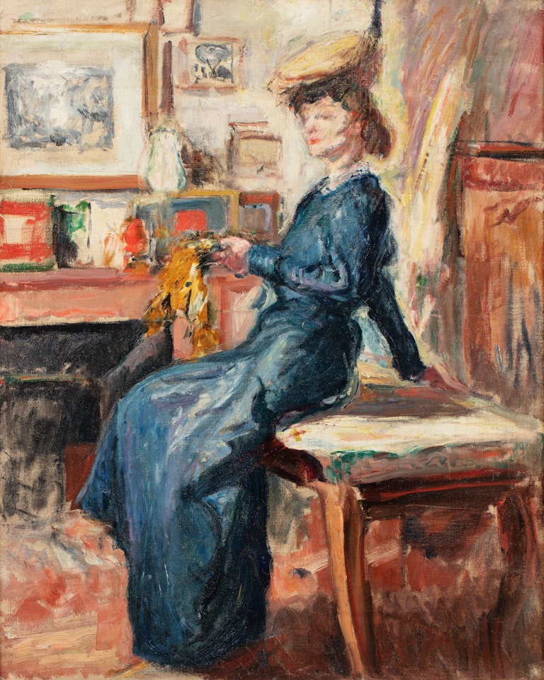 FEMME ASSISE (LILETTE) by Othon Friesz