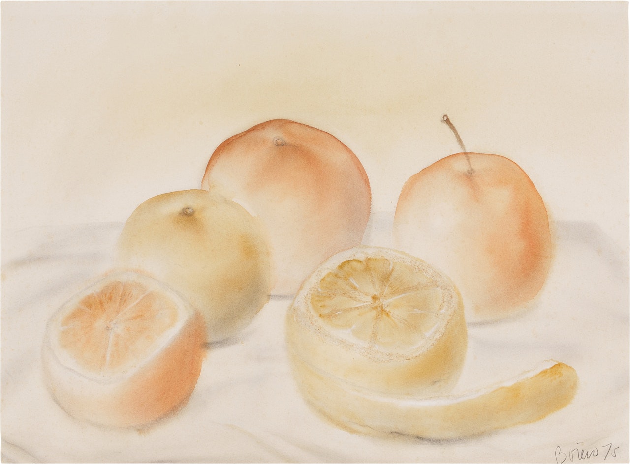 Still Life with Oranges by Fernando Botero