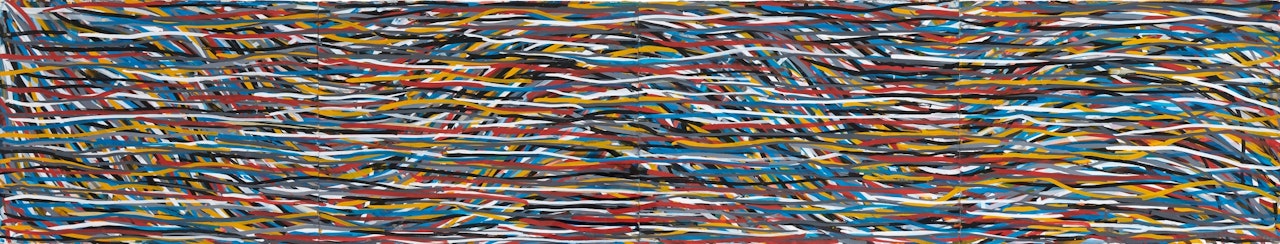 Wavy Brushstrokes by Sol LeWitt
